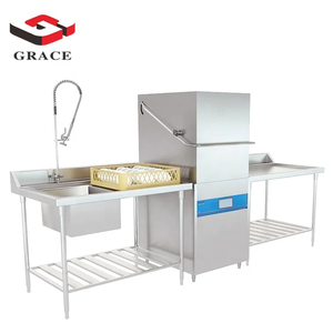 Lavavajillas Industrial de Acero Inoxidable con Campana para Restaurantes y Hoteles HD-60, Lavavajillas Tipo Campana, Totalmente Automático C - Product Image 3