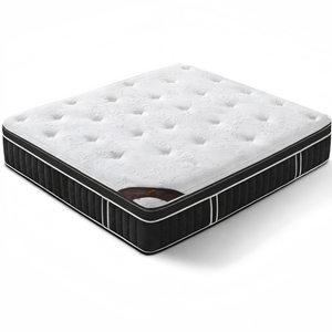 Colchón de Lujo de Primera Calidad, Tamaño King y Queen, Tejido Cómodo, Diseño con Cremallera, Espuma Viscoelástica de Gel de Látex, Resortes Independientes - Product Image 2