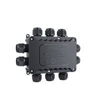 Bornes de connexion électriques rapides Newstep NW-M2068S-6T, étanches IP68, en alliage de cuivre, 450V 40A, 2 entrées/2 sorties, pour extérieur