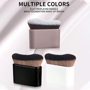 Self Tanning Kabuki Foundation Brush Flat Body Makeup Brushes <strong>Applicator</strong> For Liquid Foundation Concealer Cream Bronzer - Product Image 5