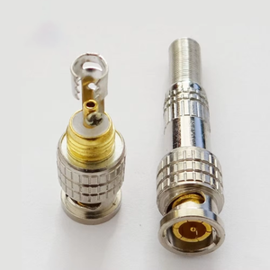 Divers Styles Cuivre Noyau BNC Femelle-Femelle-Femelle Adaptateur Q9 Audio Câble Connecteur pour Surveillance Straight-Through - Product Image 6