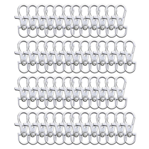 Cổ Điển Tự Làm Thủ Công Phụ Kiện Hợp Kim Kẽm Xoay Khóa Clip Kim Loại <span class=keywords><strong>Carabiner</strong></span> Móc Chìa Khóa An Toàn Snap Móc Tổ Chức Vòng Chìa Khóa - Product Image 3