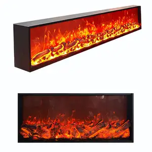 Fireplace Custom Furnace Core Simulation Fire Decoration European Fireplace Core Electronic Flame Custom Embedded Fireplace Core