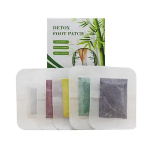 Meilleur OEM 2 en 1 santé bois naturel bambou vinaigre patch de pied de désintoxication