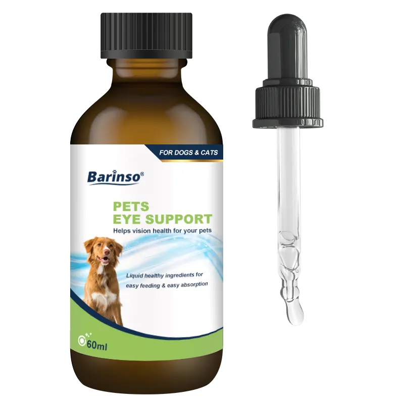 OEM ODM Cat & Dog Supplement Pet Liquid Eye Supplement Gesundheit Lutein für Haustiere Augen unterstützung