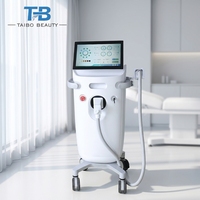 Perangkat Penghilang Bulu Laser Dioda Tiga Panjang Gelombang Vertikal 755+808+1064nm Dengan Layar Sentuh 15,6 Inci