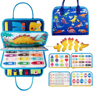 Novità 2025 Lavagna Sensoriale per Bambini Attività da Viaggio Giocattoli Educativi Montessori Libro Sensoriale in Feltro - Product Image 2
