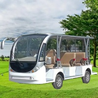 Nouveau design de mini-bus électrique pour le tourisme, 8, 11, 14, 17 places, pour les voyages sur routes non publiques