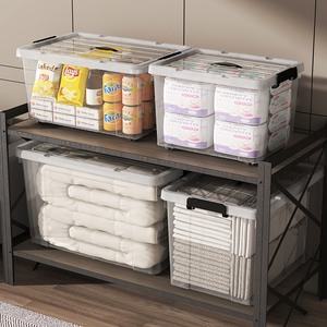 BW6621 Design Extra Large Transparent PP Plastic <strong>Storage</strong> <strong>Box</strong> Modern Injection Technics Toy <strong>Clothes</strong> Organizer <strong>Box</strong> Wholesale - Product Image 2