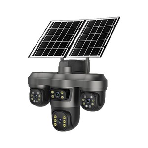 Caméra de surveillance solaire AOV 1080P 3MP Vision nocturne extérieure Détection de mouvement PIR Stockage cloud - Product Image 1