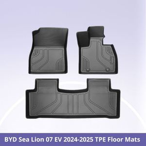 พรมปูพื้นรถยนต์ BYD SeaLion 07 EV ปี 2024-2025 รุ่น OLIVER ด้านหลังขวา แบบ 3 มิติ สำหรับทุกสภาพอากาศ วัสดุ TPE ใช้ได้กับรถยนต์ทั่วไป-CN - Product Image 6