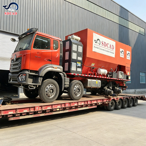 Modifica los diseños en el momento mismo sin esperar. Mezcladora de Concreto Volumétrica con Correa Transportadora de Agregados Cummins Engine 3/7/12m3 - Product Image 1