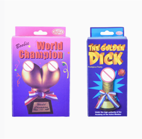 Novedad despedida de soltera Sexy fiesta pene pecho trofeo gallina noche juego juguetes para boda novia para ser fiesta decoración regalos de cumpleaños