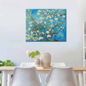 Impresiones florales modernas en lienzo de flor de almendro de Van Gogh, reproducción de pinturas al óleo, arte de pared para decoración del hogar y la oficina - Product Image 4