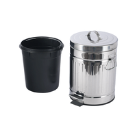 Poubelle d'intérieur 3L 5L 12L pour le recyclage des déchets de cuisine, seau intérieur amovible, poubelles d'hôtel en acier inoxydable pour la maison, nouveauté