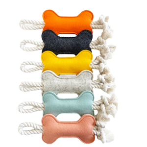 Nouveauté 2025 : Jouets à mâcher écologiques pour chiens – Os tendance, corde d'entraînement Chroma, jouet à nœuds résistant à la mastication pour animaux de compagnie stylés - Product Image 2