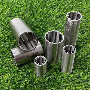 Johnson sürekli Slot tel sarılmış kama tel Meshes sıvı kare delik şekli pompa çekirdek için Metal su kuyusu filtre ekranları - Product Image 1