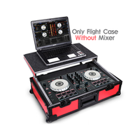 Flight Case Contrôleur DJ Clavier Pioneer DDJ-SX/S1/T1 Zone Panneau Rouge