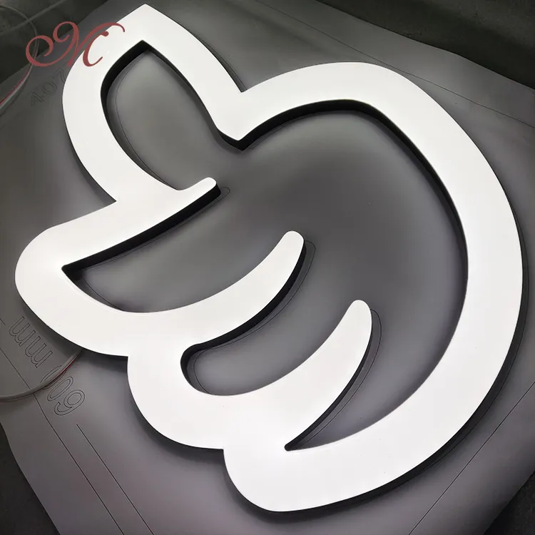 Biển Hiệu Logo Hoa Văn LED Tùy Chỉnh Đèn Chữ Trang Trí Đèn Neon