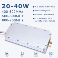 Module RF anti-drone haute puissance Baifang BF-40W 400MHz 700MHz 20W 40W LDmos Lora avec boîtier en aluminium pour la sécurité aérienne