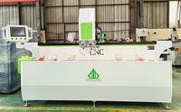 Machine de fraisage et de perçage CNC à 4 axes, équipement métallique, machine de fabrication de profilés en aluminium CNC pour fenêtres et portes en aluminium