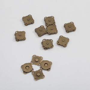 กระดุมแม่เหล็กเย็บมือลายดอกพลัม, ตัวล็อคแม่เหล็กสำหรับกระเป๋า, อุปกรณ์เสริมเสื้อผ้า, กระดุมแม่เหล็กแบบซ่อน - Product Image 6