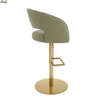 Chaise haute en bois de style américain, différentes couleurs, pour salon de beauté, vente en gros pour table de bar