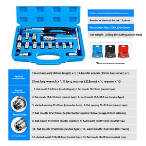 Kit d'outils professionnels de réparation de <span class=keywords><strong>moteur</strong></span> <span class=keywords><strong>diesel</strong></span> 17 pièces, avec alésoir d'<span class=keywords><strong>injecteur</strong></span> et nettoyeur de siège de soupape <span class=keywords><strong>pour</strong></span> atelier de réparation automobile - Product Image 6