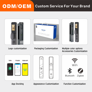 Cerradura Inteligente Totalmente Automática con Cámara e Intercomunicador Activo para Puertas de Madera con Desbloqueo por Huella Dactilar, Contraseña y Control Remoto Tuya - Product Image 5