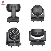 Iluminación DJ, Luz Móvil LED 4 en 1 de 37x40W, Efecto Ojo de Abeja, RGBW, Zoom Wash, con Control DMX512 y Temperatura de Color Ajustable para Eventos y Fiestas