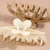 Pinces à cheveux en plastique PS de 12 cm, grandes pinces à cheveux en forme de requin pour femmes, pour chignon