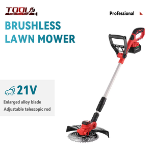Désherbeur sans balais anti-collision avec lames surdimensionnées, <span class=keywords><strong>batterie</strong></span> lithium-ion 21V haute puissance, autonomie de 90 à 120 minutes, <span class=keywords><strong>tondeuse</strong></span> à <span class=keywords><strong>gazon</strong></span> - Product Image 1