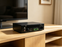 Amplificateur de puissance IoT IPALEAD DSP-2100S 2x100W en alliage d'aluminium compact, contrôle cloud, garantie 1 an pour la musique d'ambiance de réunion