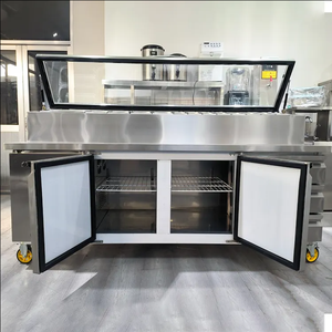 Nhà Máy Bán Hàng Trực Tiếp 201 Thép Không Gỉ Bàn Salad Bánh <span class=keywords><strong>Pizza</strong></span> Chuẩn Bị Bảng - Product Image 6