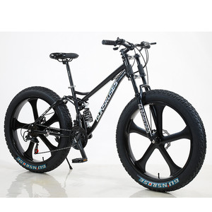 Bicicleta de Montaña <span class=keywords><strong>2022</strong></span> con Suspensión Completa, Neumáticos Gruesos para Adultos, 21 Velocidades, Cuadro de 26 Pulgadas, Bicicleta de Descenso, Bicicleta de Nieve - Product Image 3