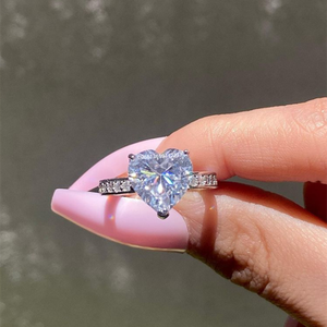 Cz Zirconia gioielli fidanzamento Eternity Band promessa anello 925 anelli di nozze in argento Sterling per le donne - Product Image 2