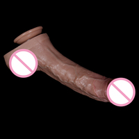 Dildo réaliste de 9,84 pouces, énorme et épais, effet peau, avec grande ventouse, jouet sexuel en silicone réaliste pour stimulation vaginale et anale pour femmes