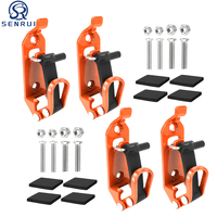 Support mural universel réglable en métal caoutchouté pour organiser les outils de garage, gain de place