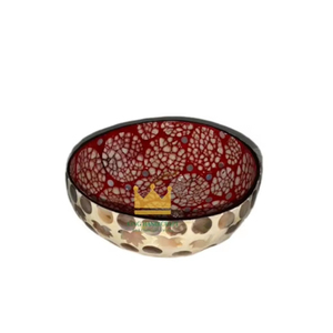 Custom Design Double-Sided Mother of Pearl Inlaid <b>Coconut</b> Bowls Sourced Natural Bowls for Unique Souvenirs - Product Image 1