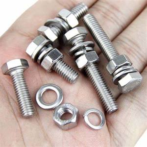 Pernos hexagonales DIN933 <span class=keywords><strong>Perno</strong></span> de acero al carbono, cabeza hexagonal de 2/2 ", Pernos Coche y Tuerca - Product Image 6