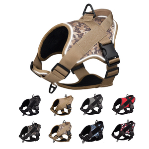 Harnais pour chien anti-traction <span class=keywords><strong>gilet</strong></span> de formation harnais pour chien de concepteur réglable réversible <span class=keywords><strong>K9</strong></span> harnais pour chien tactique - Product Image 2