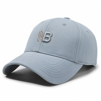 Nueva gorra de béisbol Unisex con letras B Hard Top-Formal Business Casual Sporty Street Style Common Fabric