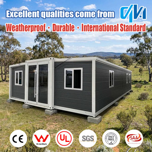 Villa pieghevole espandibile 20ft 40ft Villa in acciaio e pannello Sandwich per la vendita case prefabbricate di lusso moderne - Product Image 1
