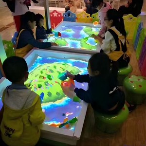 เล่นเกมทรายอินเทอร์แอคทีฟ Leplay AR พร้อมโปรเจคเตอร์ 3 มิติ สนามเด็กเล่นโต๊ะทรายอินเทอร์แอคทีฟ ความละเอียด 1080p อุปกรณ์โฆษณาสำหรับหลายอุปกรณ์ - Product Image 6