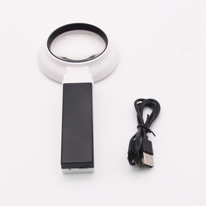 Batería plegable de escritorio de mano, luz LED, reparación de lectura, interruptor HD montado en la pared, lupa - Product Image 4