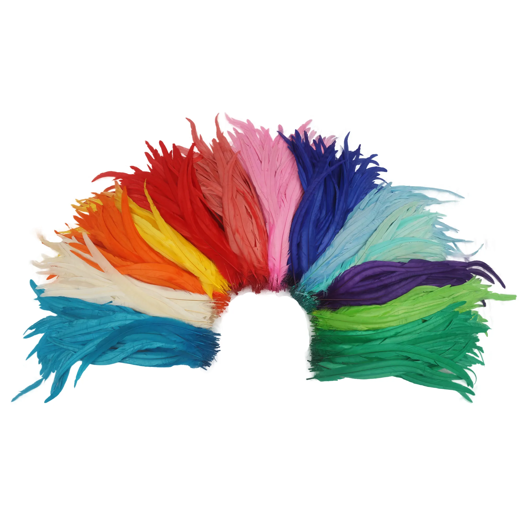 Wholesale Dyed Coque Tails Feather Long Feathers Rooster Feathers For Sale
