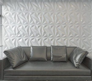 Panneaux muraux Wayon Amazing 3D en PVC imperméable, à surface mate noire et à surface dentelée, pour solutions murales intérieures - Product Image 1