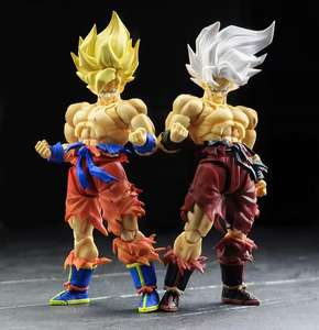 Figura <span class=keywords><strong>de</strong></span> Acción <span class=keywords><strong>de</strong></span> Anime Articulada <span class=keywords><strong>de</strong></span> PVC <span class=keywords><strong>de</strong></span> Son Goku Super Saiyan con Daños <span class=keywords><strong>de</strong></span> Batalla 3.0 <span class=keywords><strong>de</strong></span> N&T Studio SHF, Modelo <span class=keywords><strong>de</strong></span> 15 cm, Unisex - Product Image 1