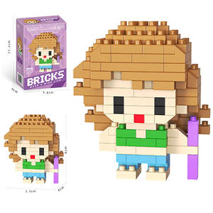 Nouveauté : Blocs d'animation, briques de dessins animés, jouets, figurines d'action d'anime pour enfants, blocs de construction, jouets à assembler soi-même, compatibles - Product Image 3