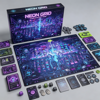 Fabricant professionnel de jeux de société OEM sur mesure, ensemble complet de jeux de société personnalisés, cartes de jeu personnalisées, pièces pliables, jetons, dés
